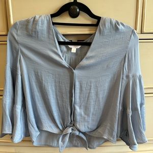 Item: Light blue blouse, Brand: Lauren Conrad, Size: Small